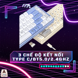  Bàn phím cơ không dây HOTSWAP Langtu GK65 % CUSTOM SWITCH 