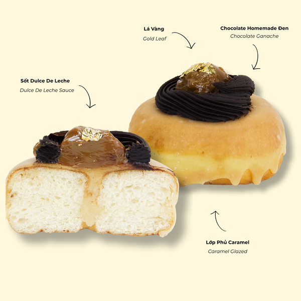 Bánh Doughnut Chocolate Dulce De Leche