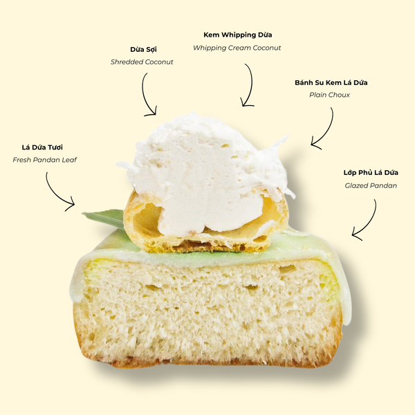 Bánh Doughnut Creamy Jade