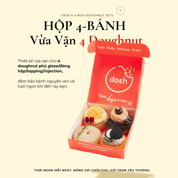 Bánh Doughnut Rosy Dusk