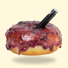 Bánh Doughnut Mulberry Chocolate