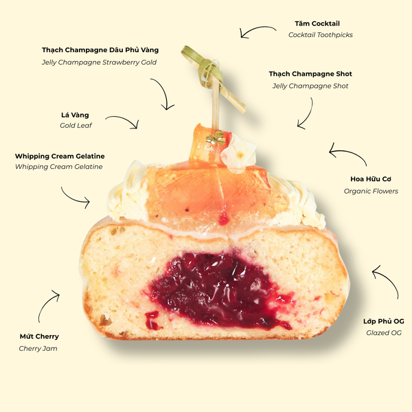 Bánh Doughnut OG Sparkling Kisses