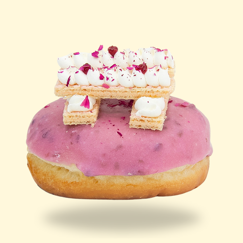 Bánh Doughnut Rose Jenga