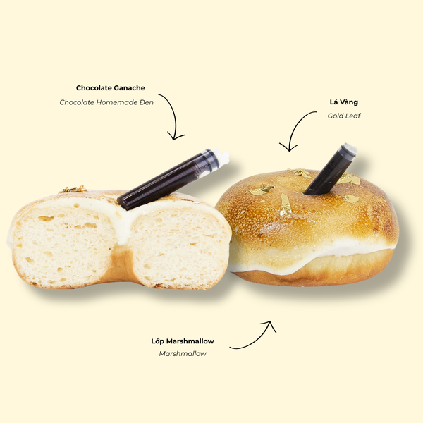 Bánh Doughnut Toasted Marshmallow