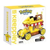 Đồ Chơi Lắp Ráp KEEPPLEY Pokemon Pikachu Mini Food Cart K20213 Building Block