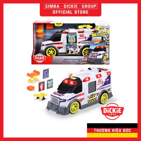 203307003 Đồ Chơi Xe Cứu Thương DICKIE TOYS Ambulance