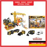 212050032 Bộ Đồ Chơi Mô Hình Xây Dựng MAJORETTE Creatix Construction + 5 Volvo Cars