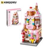 Đồ Chơi Lắp Ráp KEEPPLEY City Corner Honey Sweet Dessert House Building Blocks C0101