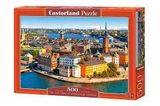 Xếp hình puzzle Bản sao The Old Town of Stockholm, Thụy Điển 500 mảnh CASTORLAND B-52790