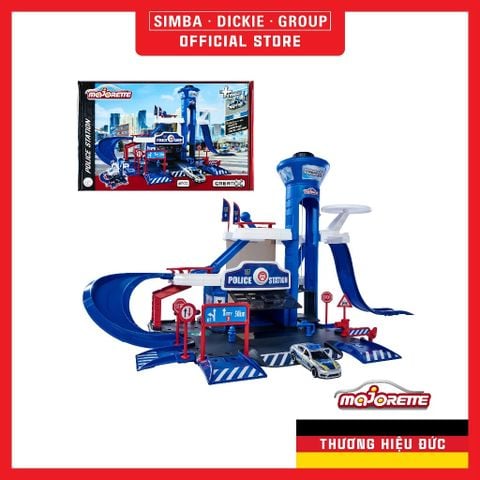 212050036 Bộ Đồ Chơi Xe Mô Hình Cảnh Sát MAJORETTE Creatix Police Station