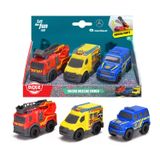 Bộ 3 Đồ Chơi Xe Cứu Hộ DICKIE TOYS Micro Rescue Force 203712029