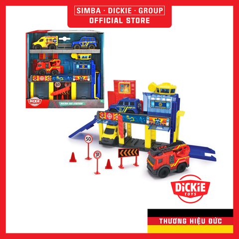 203713017 Đồ Chơi Trạm Cứu Hộ DICKIE TOYS Micro SOS Station