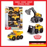 Bộ 3 Đồ Chơi Xe Xây Dựng DICKIE TOYS Volvo Construction Set 203722015
