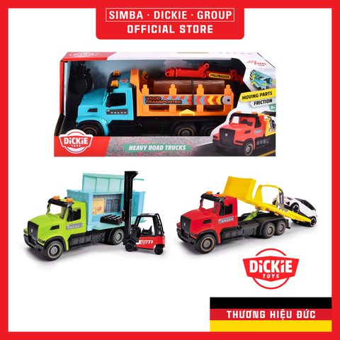 203744018 Đồ Chơi Xe Tải DICKIE TOYS Heavy Road Trucks