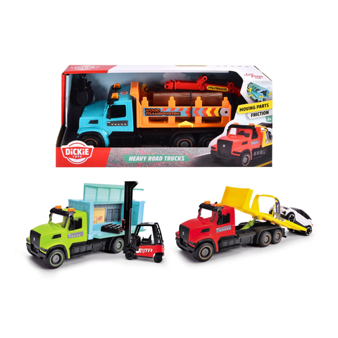 203744018 Đồ Chơi Xe Tải DICKIE TOYS Heavy Road Trucks