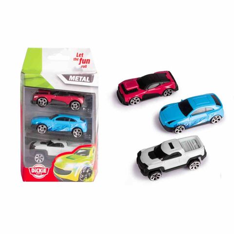 Bộ 3 Đồ Chơi Xe Mô Hình DICKIE TOYS Die-cast Vehicles 3 Pack 203331000 - Herbie Toys