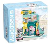 Đồ Chơi Lắp Ráp KEEPPLEY Lovely Street Husky Skate Shop Building Blocks K28009