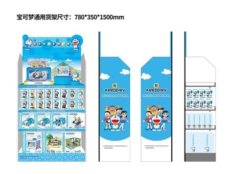Kệ giấy trưng bày Doraemon