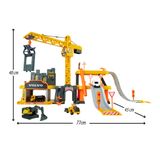 212050032 Bộ Đồ Chơi Mô Hình Xây Dựng MAJORETTE Creatix Construction + 5 Volvo Cars