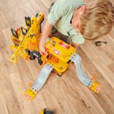 212050032 Bộ Đồ Chơi Mô Hình Xây Dựng MAJORETTE Creatix Construction + 5 Volvo Cars