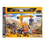 212050032 Bộ Đồ Chơi Mô Hình Xây Dựng MAJORETTE Creatix Construction + 5 Volvo Cars