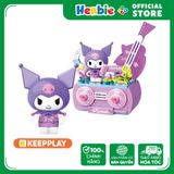 Đồ Chơi Lắp Ráp KEEPPLAY Sanrio Kuromi Vintage Radio K20874 - Herbie Toys