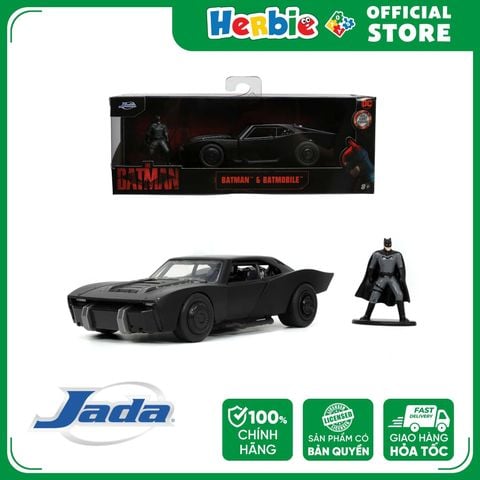 Đồ Chơi Xe Mô Hình JADA TOYS DC Comics Batman 2022 Batmobile & Batman Figure 1:32 32042 - Herbie Toys