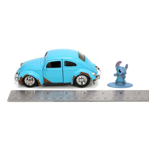 Đồ Chơi Xe Mô Hình JADA TOYS Disney Volkswagen Beetle & Stitch Figure 1:32 33251 - Herbie Toys
