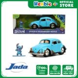 Đồ Chơi Xe Mô Hình JADA TOYS Disney Volkswagen Beetle & Stitch Figure 1:32 33251 - Herbie Toys