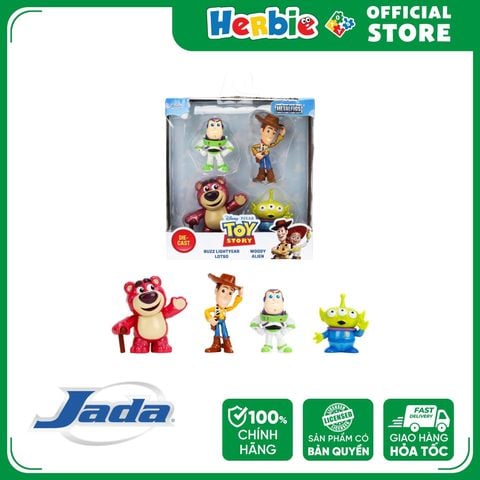 Bộ 4 Đồ Chơi Mô Hình Sưu Tầm JADA TOYS Toy Story 2.5