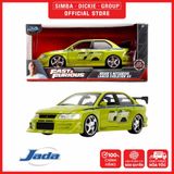 Đồ Chơi Xe Mô Hình JADA TOYS Fast & Furious Brian's Mitsubishi Lancer EVO VII 1:24 99788 - Simba Toys Vietnam