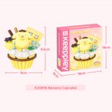 Đồ Chơi Lắp Ráp KEEPPLEY Sanrio Cupcake-Pompompurin K20816