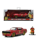 Đồ Chơi Xe Mô Hình JADA TOYS DC Comics Batman 1969 Chevrolet Camaro & Robin Figure 1:32 Diecast Toys 33088