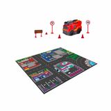 Bộ Đồ Chơi Xe Thảm Sàn Thành Phố DICKIE TOYS Micro World Playmat 203746018 - Simba Toys Vietnam