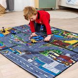 Bộ Đồ Chơi Xe Thảm Sàn Thành Phố DICKIE TOYS Micro World Playmat 203746018 - Simba Toys Vietnam