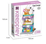 Đồ Chơi Lắp Ráp KEEPPLEY City Corner Bubble Tea House Building Blocks C0108