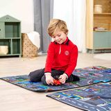 Bộ Đồ Chơi Xe Thảm Sàn Thành Phố DICKIE TOYS Micro World Playmat 203746018 - Herbie Toys