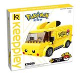 Đồ Chơi Lắp Ráp KEEPPLEY Pokemon Pikachu Mini Bus K20206