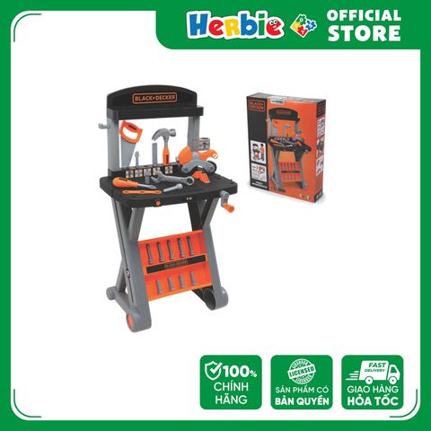 Đồ Chơi Bàn Dụng Cụ Kỹ Sư 25 chi tiết Black + Decker 7600360300 - Herbie Toys