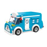 Đồ Chơi Lắp Ráp KEEPPLEY Doraemon Mini Car Bus K20407