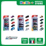 Bộ 5 Đồ Chơi Xe Mô Hình MAJORETTE Street Cars 5 Pieces Set 1:64 Diecast Model Car 8501004000 - Herbie Toys