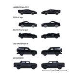 Bộ 5 Đồ Chơi Xe Mô Hình MAJORETTE Black Edition 5 Pieces Giftpack 8502005000 1:64 Diecast - Herbie Toys