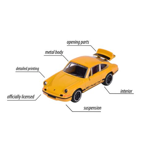 Đồ Chơi Xe Mô Hình MAJORETTE Porsche Premium Cars 1:64 Diecast Model Car 8502100002 - Herbie Toys
