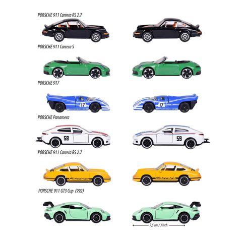 Đồ Chơi Xe Mô Hình MAJORETTE Porsche Premium Cars 1:64 Diecast Model Car 8502100002 - Herbie Toys