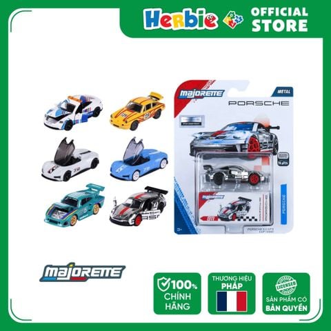Đồ Chơi Xe Mô Hình MAJORETTE Porsche Deluxe Cars 1:64 Diecast Model Car 8502101001 - Herbie Toys
