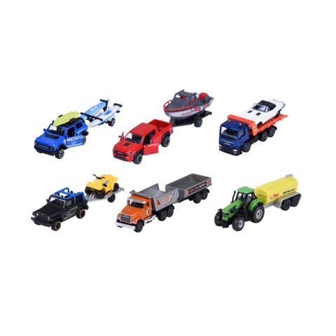 Đồ Chơi Xe Mô Hình MAJORETTE City Trailer 8503002001 Diecast Model - Herbie Toys