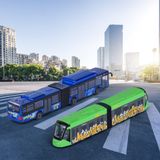 Đồ Chơi Xe Mô Hình MAJORETTE City Bus MAN + Avenio Tram 8503003001 - Herbie toys