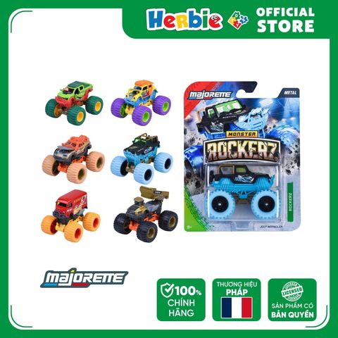 Đồ Chơi Xe Mô Hình MAJORETTE Monster Rockerz 8504001000 Diecast Model Car - Herbie Toys