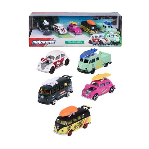 Đồ Chơi Xe Mô Hình MAJORETTE Volkswagen 5 Pieces Giftpack 8504105003 1:64 Diecast - Herbie Toys