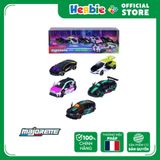 Bộ 5 Đồ Chơi Xe Mô Hình MAJORETTE Neon Racer 5 Pieces Giftpack 8504105004 - Herbie toys